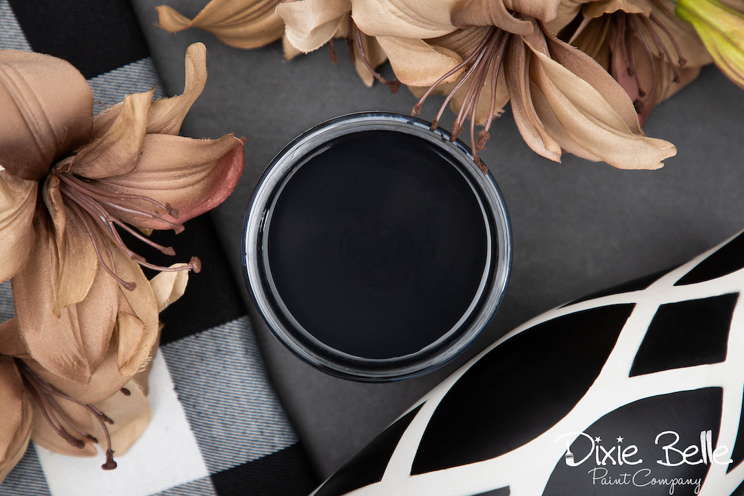 Dixie Belle “Caviar” Chalk Mineral Paint