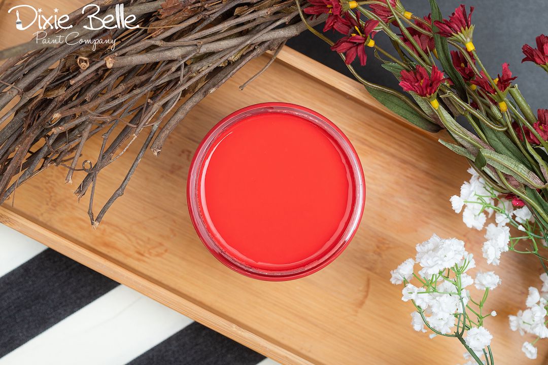 Dixie Belle “Honky Tonk Red" Chalk Mineral Paint