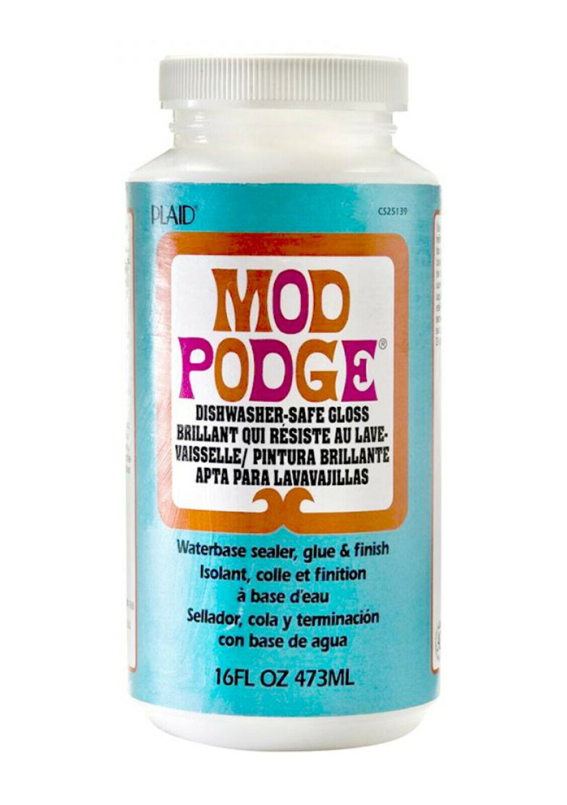 Plaid Mod Podge Dishwasher Safe Gloss Clear